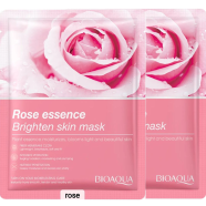 Bioaqua Rose Essence Sheet Mask - 25 gm (Pack of 2) image