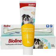 Bioline Cat And Dog Toothpaste With Enzyme 50G image