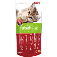 Bioline Cat Treat - Yellowfin Flavor 6pcs Pack (15g x 6) | All Age Cats image