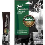 Bioline Natural Feast Smooth Pate-Chicken Recipe (15gx5pcs) | Cat Treat image