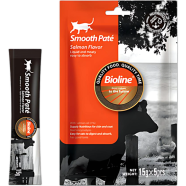 Bioline Natural Feast Smooth Pate-Salmon Flavor (15gx5pcs) | Cat Treat image