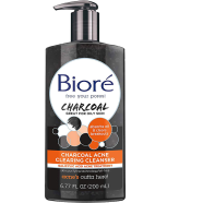 Biore Charcoal Acne Clearing Cleanser 200 ml image