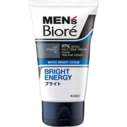 Biore Men's Bright Energy Scrub Facial Wash 100g image