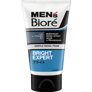 Biore Men's Bright Expert Gentle Facial Foam 100gm image