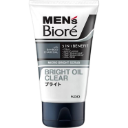 Biore Mens Facial Foam Bright and oil clear-100gm image