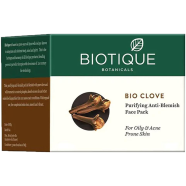 Biotique Bio Clove Purifying Anti-Blemish Face Pack For Oily And Acne Prone Skin (75gm) image