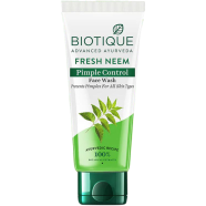 Biotique Fresh Neem Pimple Control Face Wash Prevents Pimples For All Skin Types - 100ml -268198280 image