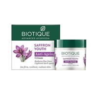 Biotique Saffron Youth Anti-Ageing Cream - 50g -326818896 image