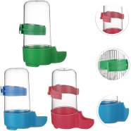 Bird Pet Plastic Automatic Drinker Feeder - 2Pcs image