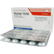 Bizoran 10 mg 40 mg Tablet 15's Strip image