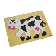 Black/White Cow Alphabetical Puzzle For Kids (ZKB070) icon