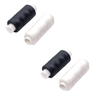 Black And White Yarn 2 pcs image