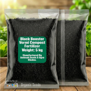 Black Booster Vermi Compost Fertilizer For Any Plant (Intack Pack) 5 kg