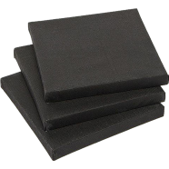Black Canvas For Painting- 12X12 INCH