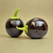 Black Egg Brinjal Seeds - 20 Pcs image
