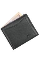 Black Exclusive Leather Slim Wallet SB-W127 icon
