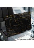 DDecorator Black Marble Texture Laptop Sticker - (LSKN947)