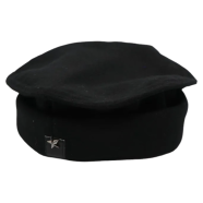 New Design Wool Afghani Star Pakol Black Cap (Free Size) For Men image