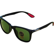 Black Shade Lens Black Red Frame RB Glass Sunglasses image