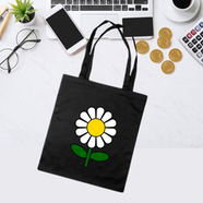 Black Tote Bag With Inner Pocket And Zipper (BPF-092) image