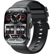 Blisbond Crescent AMOLED Display Bluetooth Calling Smart Watch image