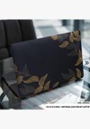 DDecorator Blue Flower Pattern Floral Design Laptop Sticker - (LSKN2007)
