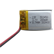 Bluetooth Headphone Lipo Battery 3.7V 200mAh image