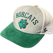 Bobcats Trucker Hat Dash Green And White Mesh Cap image