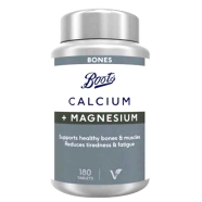 Boots Bones Calcium Plus Magnesium - 180 Tablets image