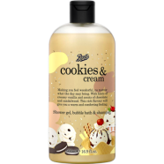 Boots Cookies Cream Shower Gel, Bubble Bath image