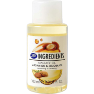 Boots Ingredients Argan Oil And Jojoba Massage Oil 100 ml image