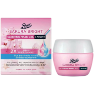 Boots Sakura Bright Sleeping Mask Gel Night – 50ml image