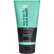 Boots Tea Tree and Witch Hazel Foaming Face Wash – 150ml-(Boots) image