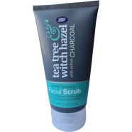 Boots Tea Tree And Witch Hazel And Charcoal Deep Cleansing Facial Scrub - 150ml image