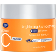 Boots Vitamin C Advanced Brightening Smoothing Night Gel Cream 50ml image