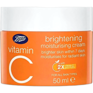 Boots Vitamin C Brightening Moisturising Cream 50 ml image