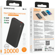 Borofone BJ56 Graceful PD20W Power Bank 22.5W 10000mAh - Black