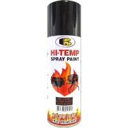 Bosny Hi Heat Resistant 1200°F Aerosol Spray Paint Matt Black 400ml icon
