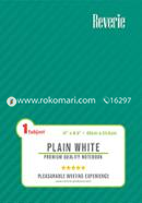 Bound Notebook - [White Paper] [200 Pages] [Green Cover] image