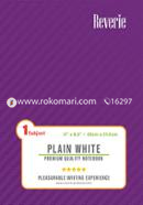 Bound Notebook - [White Paper] [120 Pages] [Violet Cover] image