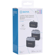 Boya BY-M1V4 2.4GHz Dual-Channel Wireless Microphone System image