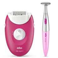 Braun Silk-Epil 3 SE3-420 Epilator With 2 Extras Include Silk-Epil Bikini Trimmer For Women image