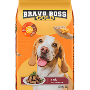 Bravo Boss Gold All Age Dog Food Liver Flavor 10 kg image