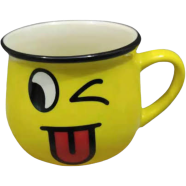Break Resistant Emoji Mug -Yellow Color - Coffee Mug image