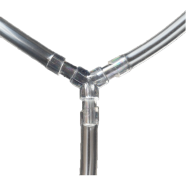 Breast Pump Accessories 4 mm Air Pipe Adjustable Crystal Y-Type Crystal Four Way, Crystal Right Angle Two Way, Crystal 8 mm to 4 mm Connector -1 pcs image