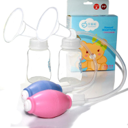 Brest Pump Manual Control Mom Breastfeeding Baby Milk Suction Feeding Newborn Bottle 1 set image