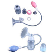 Brest Pump Manual Control Mom Breastfeeding Baby Milk Suction Feeding Newborn Bottle 1 set image