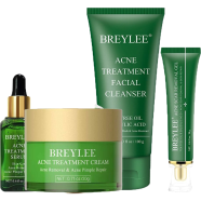 Breylee Acne Treatment Set 4 Pcs (Facial Cleanser, Acne Gel, Serum ,Cream) image