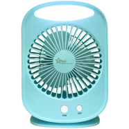 Bright Star BS-L2895 Rechargeable AC/DC Multiple Modes Portable Fan - Blue image