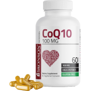 Bronson CoQ10 100 MG High Potency Cellular Energy Production 60 Count -367376161 image